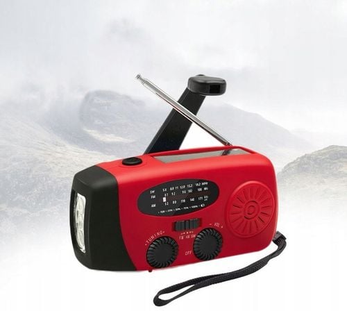 Radio Awaryjne Radio Solarne z korbę Solarne Powerbank Latarka 2000mAh na Arena.pl