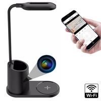 DYSKRETNIE UKRYTA KAMERA WIFI W LAMPCE LED BIURKOWEJ DETEKCJA, OBRAZ+DŹWIĘK