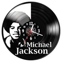 Zegar ścienny z płyty winylowej Michael Jackson 1097.14