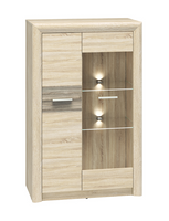 Witryna Niska 2- Drzwiowa 2D 85 cm Dąb Sonoma KASTIEL ML