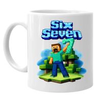 Steve 67 - Six Seven - kubek na prezent - inspirowane Minecraft
