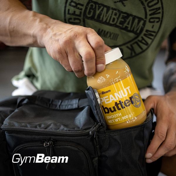 MASŁO ORZECHOWE 100% PEANUT BUTTER BEZ CUKRU SOLI GŁADKIE GymBeam 900g zdjęcie 9