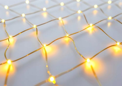 SIATKA LED 3 m x 2 m BIAŁA CIEPŁA na TARAS KRZEWY BALKON Oświetlenie Święta na Arena.pl