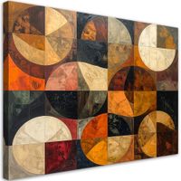 Obraz do salonu sypialni biura, Abstrakcyjne Geometryczne Koła