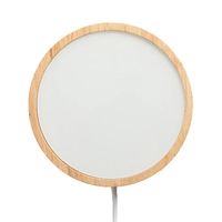 Okrągła, drewniana podstawa do lampki LED