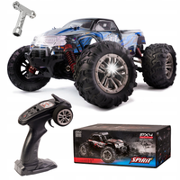 1/16 Q901 RC Car 4WD Off-Road - Bigfoot Truck Silnik bezszczotkowy Czerwony
