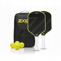 rakiety do pickleball zoodo p2 t700 carbon fiber neon green + 4 piłki