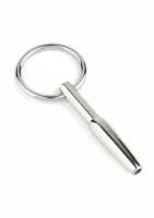 mr. steel uretheral open plug stalowy anatomiczny z otwartym kanałem 8 mm