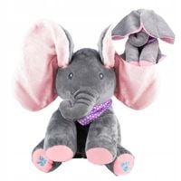 SŁONIK SŁOŃ PLUSZOWY MIŚ INTERAKTYWNY Śpiewający Grający AKUKU Maskotka A