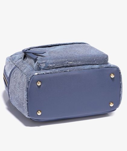 Błyszczący niebieski plecak na Arena.pl