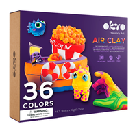 Zestaw Kreatywny Samoutwardzalny 36 Pastelowych Odcieni Piankolina Okto 7