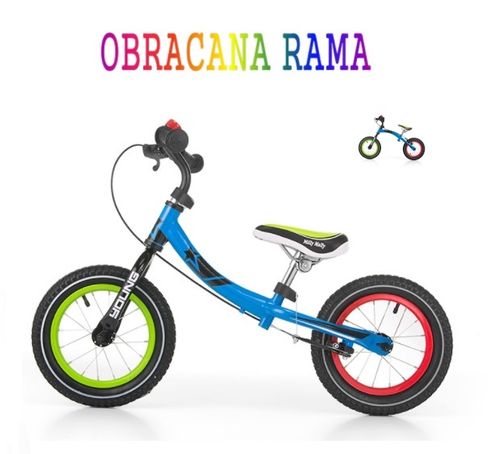 Rowerek Biegowy Young Multicolor Milly Mally na Arena.pl