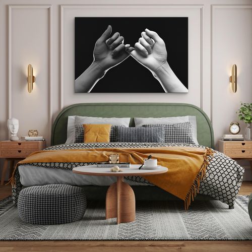 Obraz Na Ścianę DŁONIE Abstrakcja Posąg 3D Minimalizm 40cm x 30cm na Arena.pl