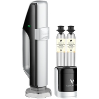 coravin sparkling, system do przechowywania wina - czarny/srebrny