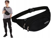 ST.RIGHT NERKA Saszetka na Regulowany Pasek NA PAS BIODRA Vintage Czarna