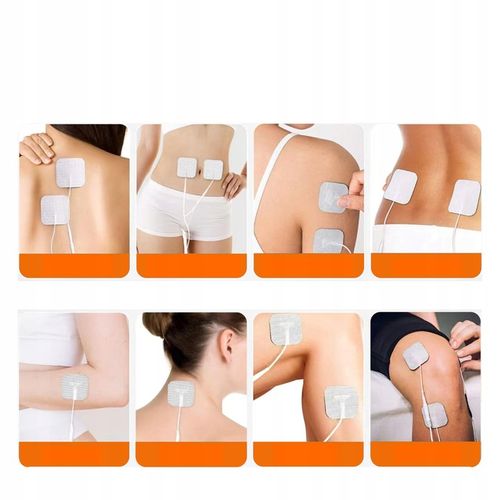 24x żelowe elektrody 5x5cm pin 2 mm TENS EMS SANIT na Arena.pl