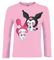 Koszulka z długim rękawem Kuromi i Przyjaciele