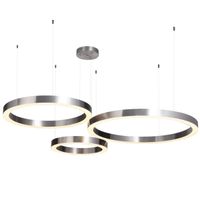 Lampa wisząca CIRCLE 40+60+80 LED nikiel