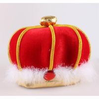 czapka miękka króla lux korona klejnot