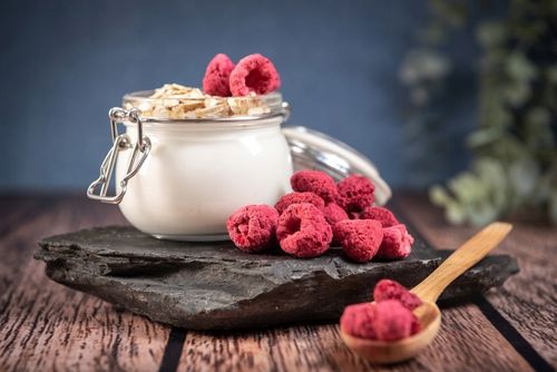 MALINA LIOFILIZOWANA cała maliny liofilizowane całe owoce 100 g klasa A na Arena.pl