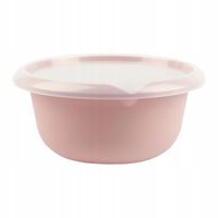 OKRĄGŁY POJEMNIK Z POKRYWKĄ NA ŻYWNOŚĆ ZAMYKANA MISKA 25CM PLASTIKOWY 2,75L