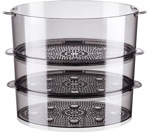 Parowar Amica PT3012 900W 10,8L 3 Pojemniki Wyświetlacz Timer Biały na Arena.pl