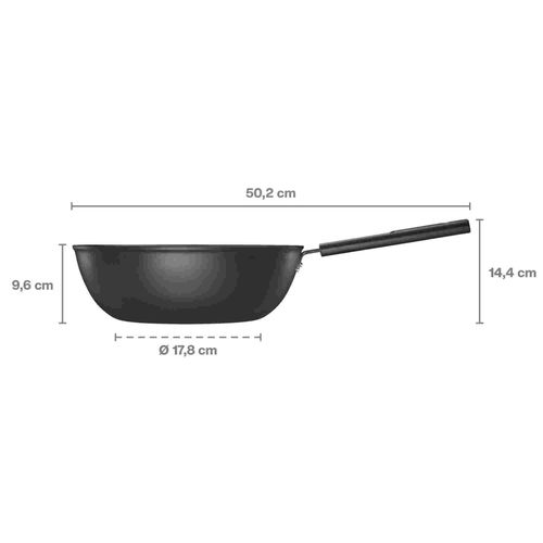 Wok 28 cm (4,5 l) z powłoką nieprzywierającą (d. 1052233) Hard Face 1075523 na Arena.pl