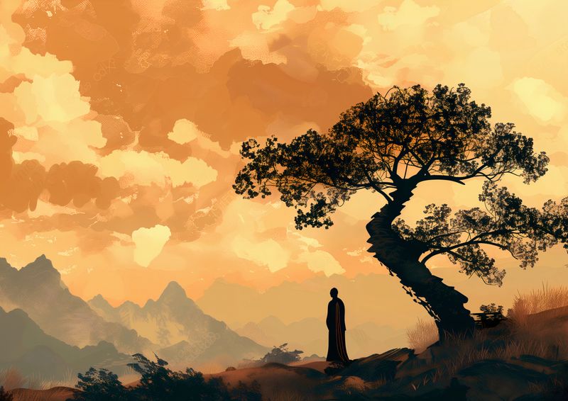 Plakat 42x29,7cm Zen zdjęcie 1