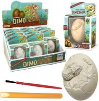 Duże Jajo Szkielet Skamielina Dinozaura Wykopaliska Mały Archeolog 12 szt