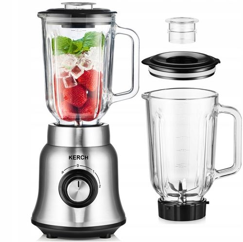 BLENDER KIELICHOWY SZKLANY DO KOKTAJLI SMOOTHIE KERCH ROTO 1700W na Arena.pl