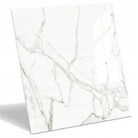 GRES BIAŁY MARMUR CARRARA PŁYTKI PODŁOGOWE ŁAZIENKOWE SALONOWE 60X60 POŁYSK