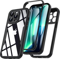 Etui iPhone 13 Pro 6.1” + folia 360° ochrona czarne Hensyple