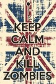 FOTOTAPETA KEEP CALM FLAGA BRYTYJSKA LONDYN