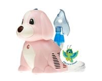Inhalator nebulizator dla dzieci piesek PUPPY Pink + odblask PAPUGA gratis