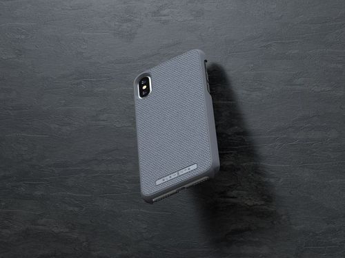 Materiałowe etui do iPhone Xs / X (Mid Grey) na Arena.pl