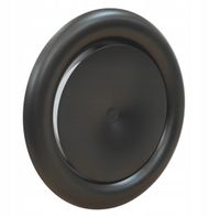 ANEMOSTAT kratka zawór nawiewny 250 mm Czarny mat