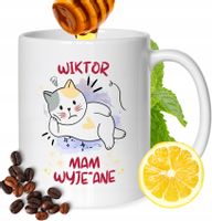 Kubek Dla Wiktora Kolegi Przyjaciela Męża Z Nadrukiem Prezent Biały 330Ml