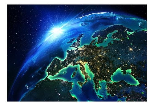 Fototapeta - Błękitna planeta 100x70 na Arena.pl