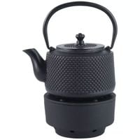 zaparzacz żeliwny dzbanek 0,8l z filtrem i podgrzewaczem kinghoff kh-1847
