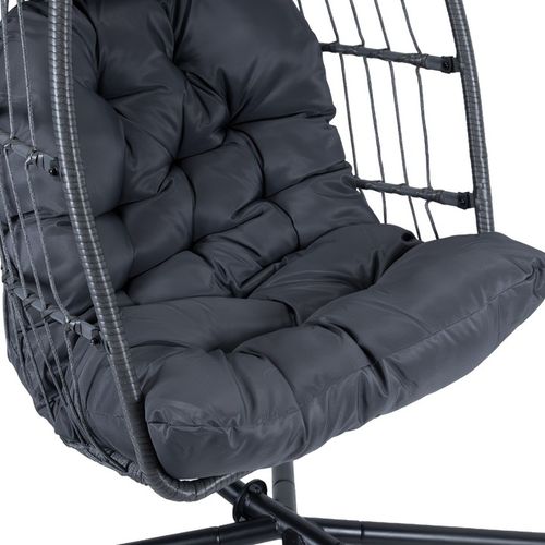 FOTEL WISZĄCY OGRODOWY BUJANY KOKON KOSZ TARAS HUŚTAWKA BUJAK JAJO KRZESŁO na Arena.pl