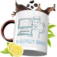 Kubek Bordowy Dla Grafika Na Urodziny Prezent Z Nadrukiem Ze Zdjęciem