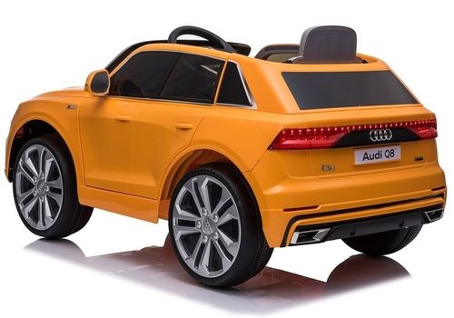 Auto na Akumulator Audi Q8 JJ2066 Żółty Lakierowany na Arena.pl
