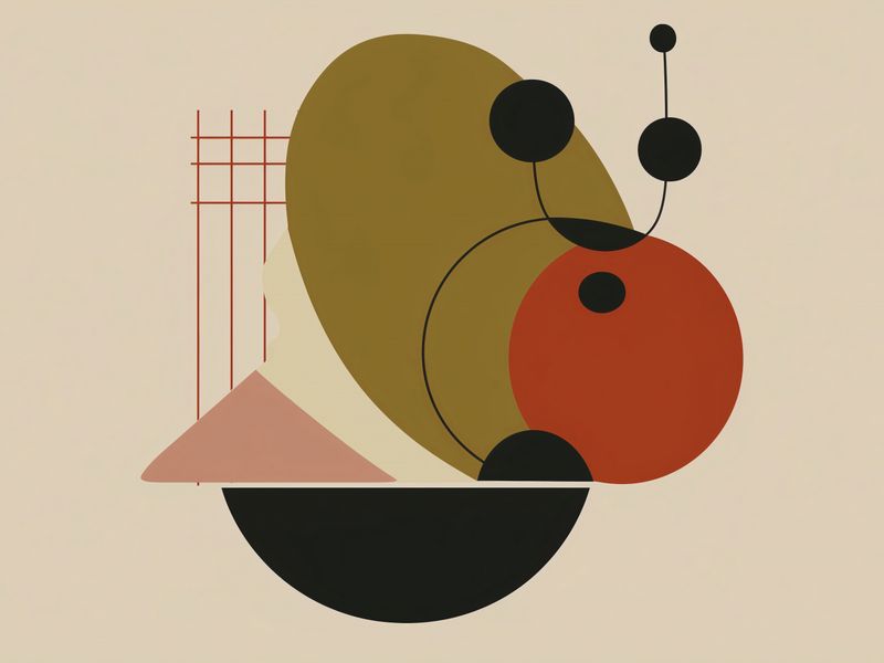 Plakat 20x15cm Geometryczny Balans zdjęcie 1