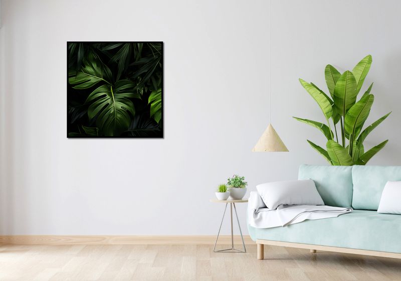 Plakat 80x80cm Zielony Szept zdjęcie 4