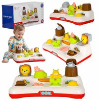 Zabawka Edukacyjna Pop Up Interaktywna Montessori Wyskakujące Zwierzątka