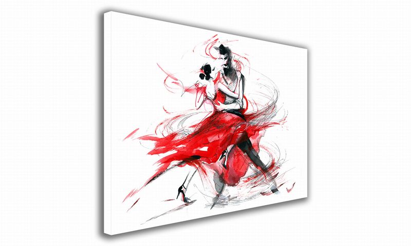 OBRAZ NA PŁÓTNIE 102 Taniec 90x60cm zdjęcie 1