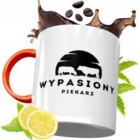 Kubek Pomarańczowy Dla Piekarza Prezent Z Nadrukiem Ze Zdjęciem