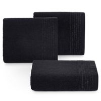 Ręcznik Lari 30X50 cm czarny bawełna 500 g/m² elegancki