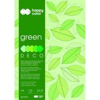 BLOK A4 170G DECO GREEN HAPPY COLOR