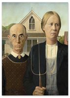 Plakat american gothic 70x100 cm